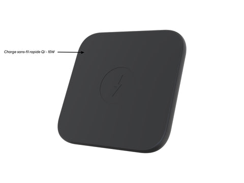 Pad - Chargeur sans fil avec indicateurs lumineux - 10 W