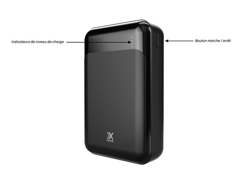 Powereco - Batterie externe USB-C 18W en plastique recyclé - 10 000 mAh