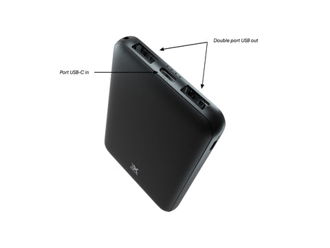 Sky - Batterie externe polymère haute densité - 5 000 mAh
