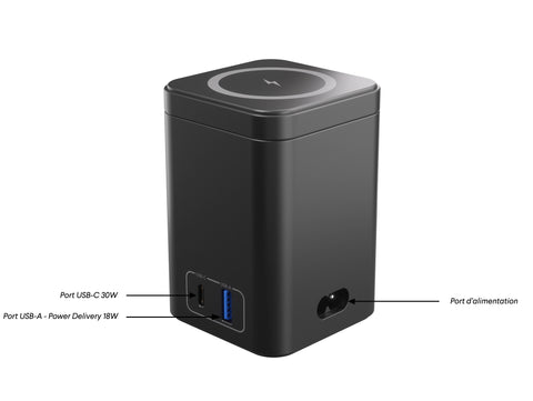 Smart 30 - Station de charge multifonction - GaN 30W