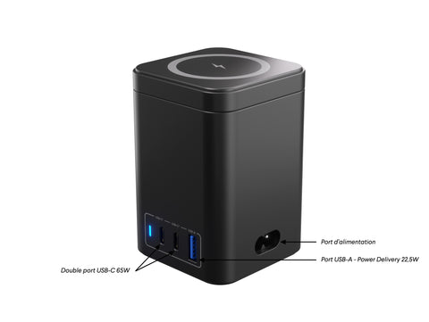 Smart 65 - Station de charge multifonction - GaN 65W