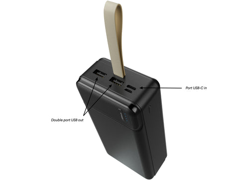Travel - Batterie externe compacte - 30 000 mAh