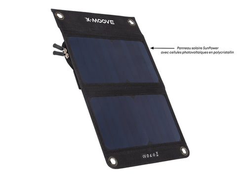 Trek - Panneau solaire avec batterie intégrée - 10 000 mAh
