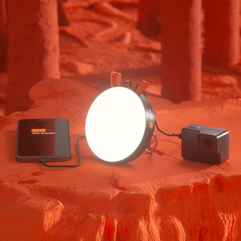 Rugged - Batterie externe lumière LED - 10 000 mAh