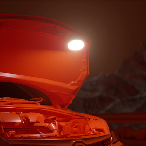 Rugged - Batterie externe lumière LED - 10 000 mAh