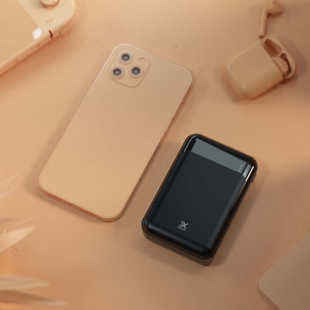 Powereco - Batterie externe en plastique recyclé - 10 000 mAh – xmoove.fr