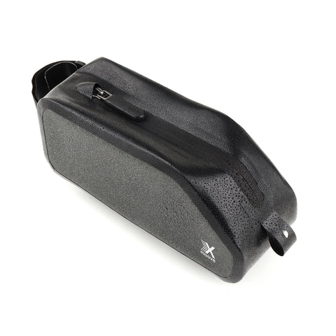 Sacoche De Cadre Vélo étanche 1.5L - En EVA Et PU - Poches Intérieures Filet - Sangle Réglable Pour Tube Supérieur Ou Guidon - 3