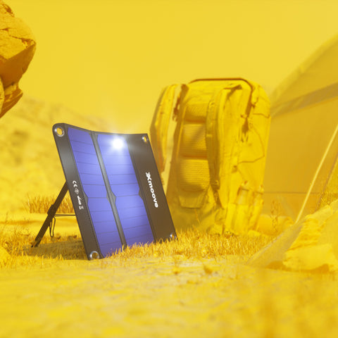 Trek - Panneau solaire avec batterie intégrée -  10 000 mAh